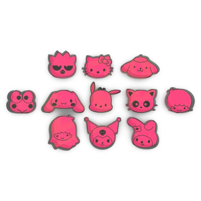 Hello Kitty cookie cutter with stamp