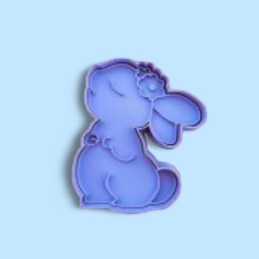 Cinderella cookie cutter with stamp