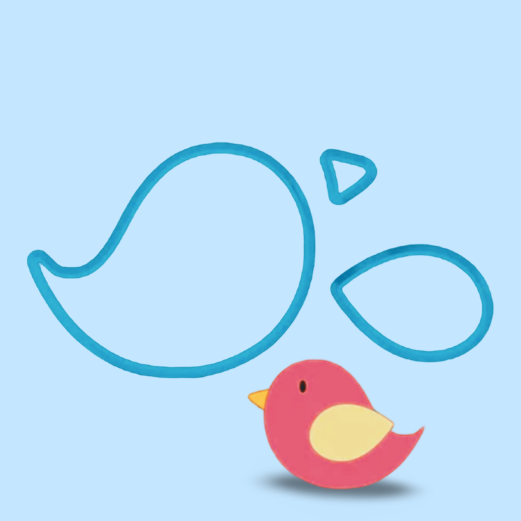Bird cutter fondant