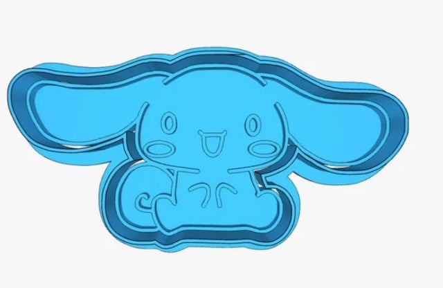 Cinamonroll cookie cutter with stamp