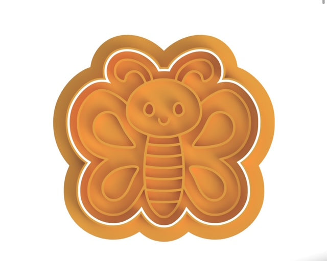 Butterflies cutter with stamp
