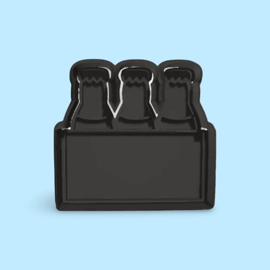 BEER plaquet cookie cutter with stamp