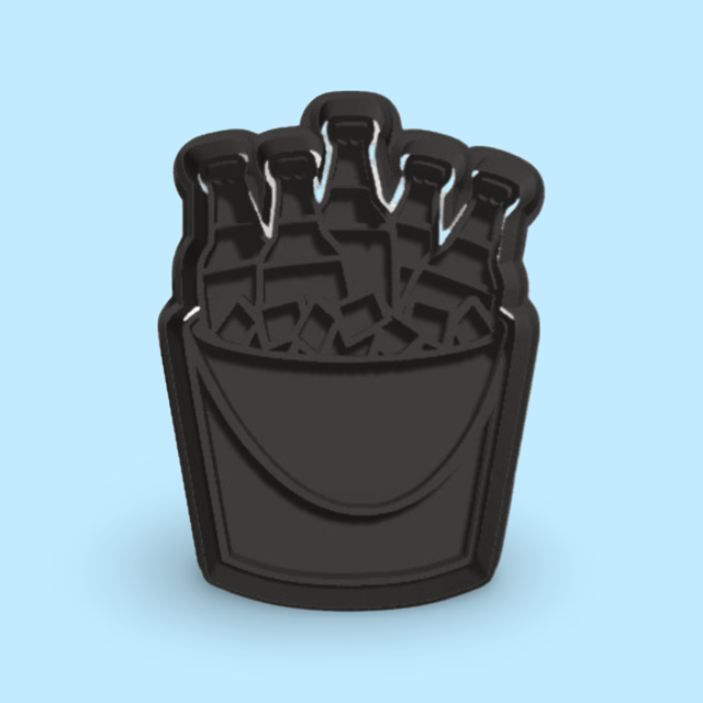 BEER BUCKET cookie cutter with stamp