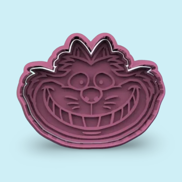 CAT cookie cutter with stamp