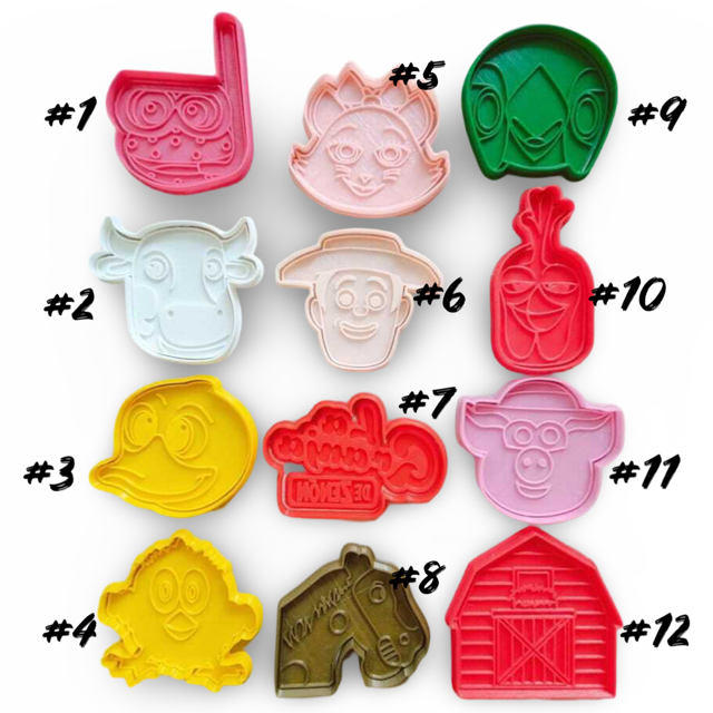 Zenon Farm cookie cutter with stamp
