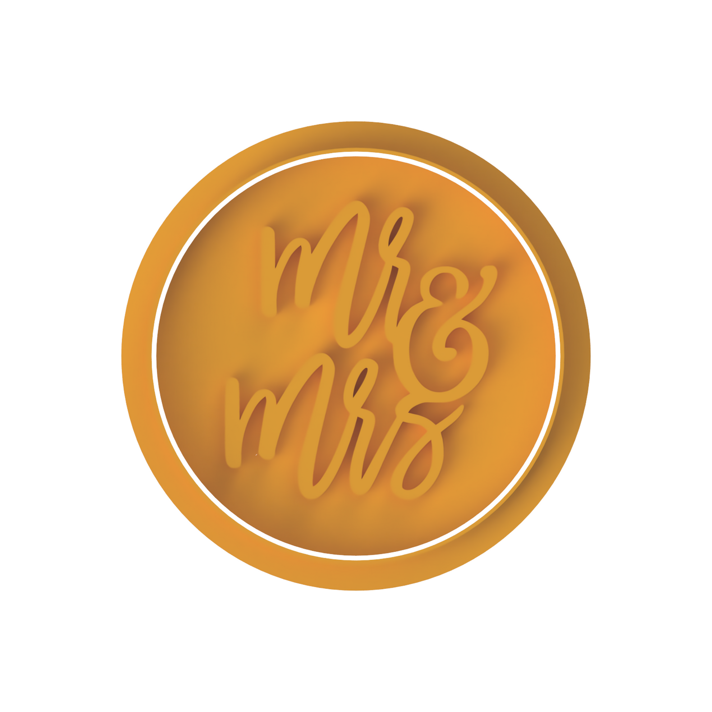 Mr & Mrs stamp with cutter