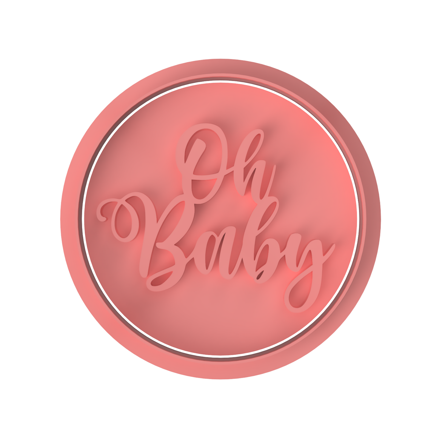 Oh Baby stamp with cutter