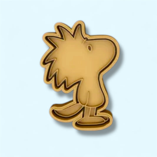 Snoopy cookie cutter with stamp