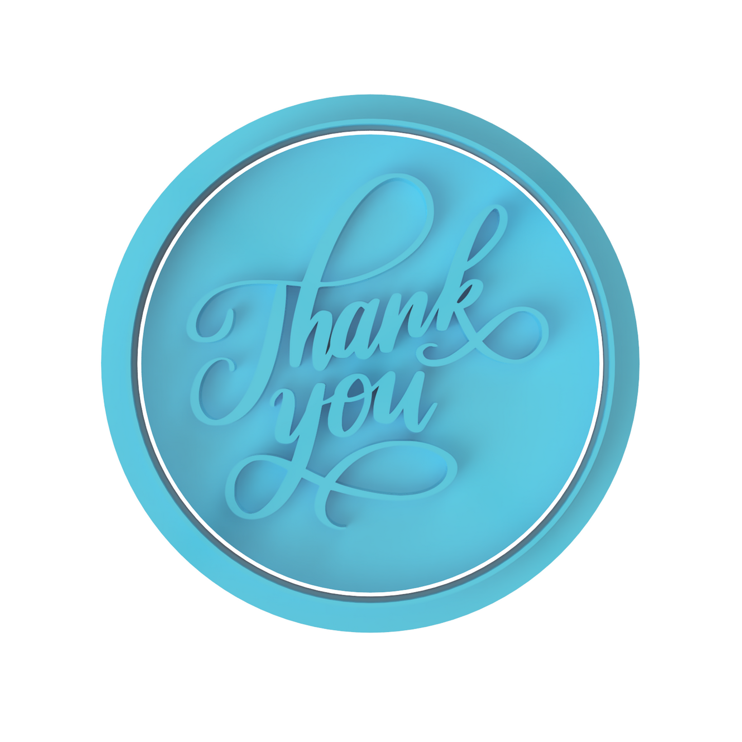 Thank You stamp with cutter