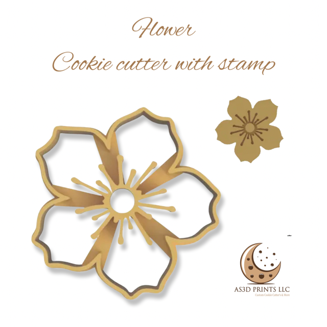 Flower cookie cutter