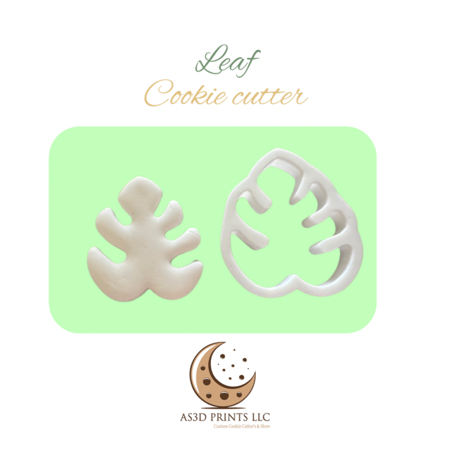 Leaf cookie cutter