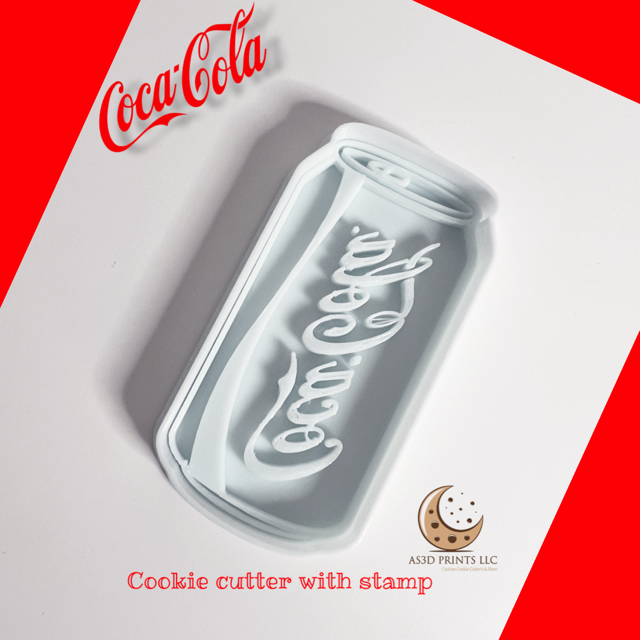 COCA-COLA cookie cutter with stamp