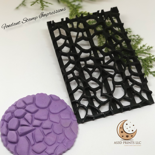 Fondant Stamp Impression Stone