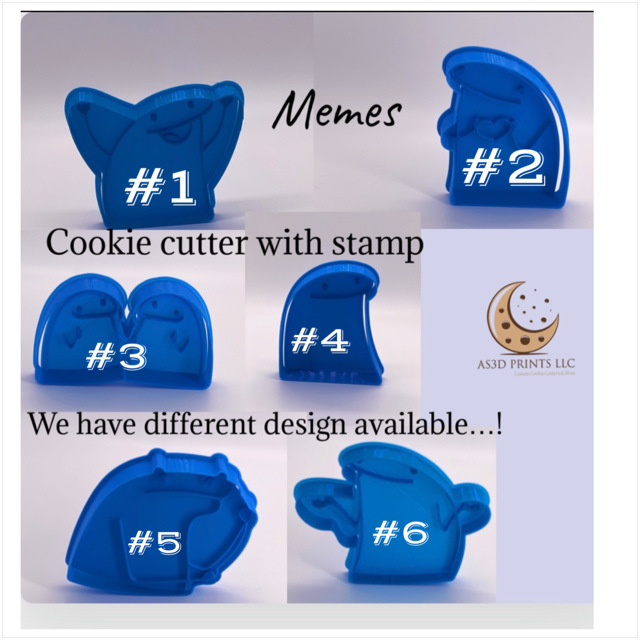 MEMES cookie cutters