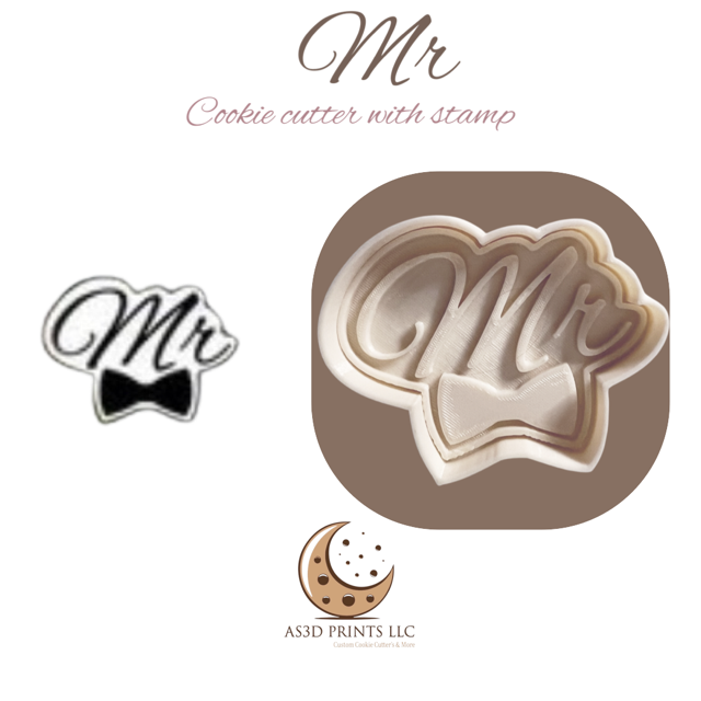 MR cookie cutter with stamp