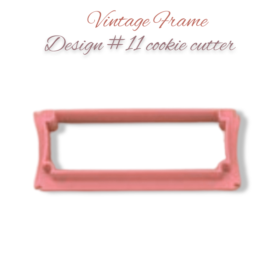 Vintage Frame Design #11 cookie cutter