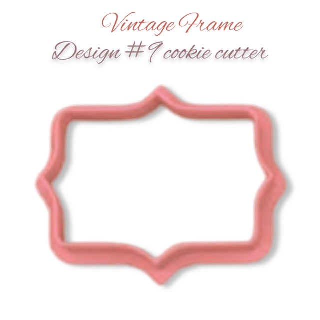 Vintage Frame Design #9 cookie cutter