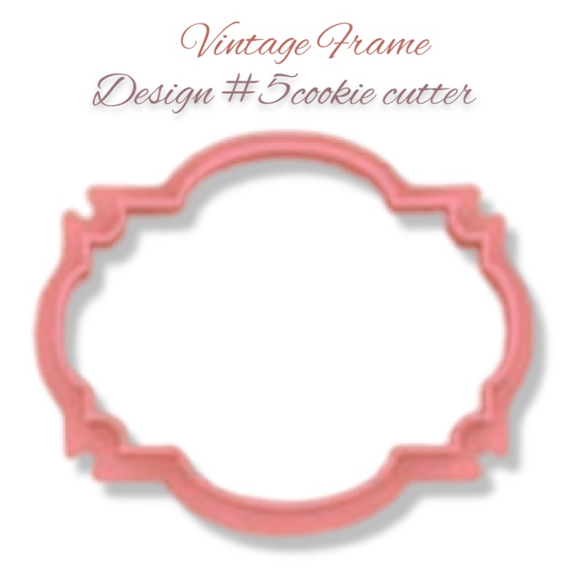 Vintage Frame Design #5 cookie cutter
