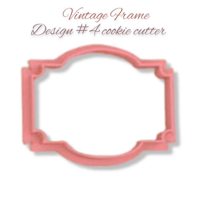 Vintage Frame Design #4 cookie cutter