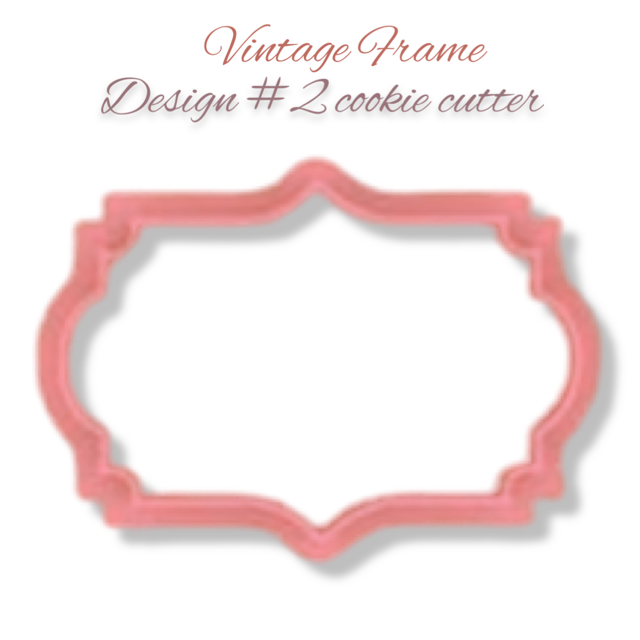 Vintage Frame Design #2 cookie cutter