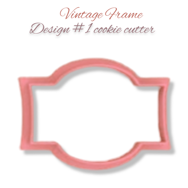 Vintage Frame Design #1 cookie cutter