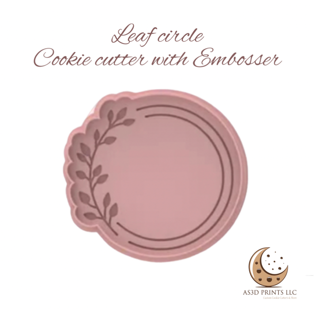 Leaf Circle Embosser
