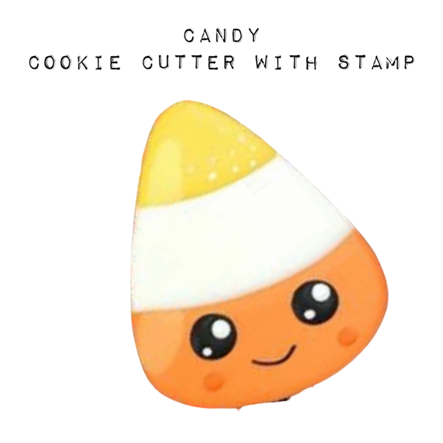 Candy cookie cutter with stamp