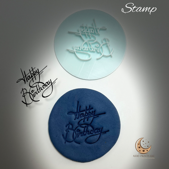 Happy Birthday stamp