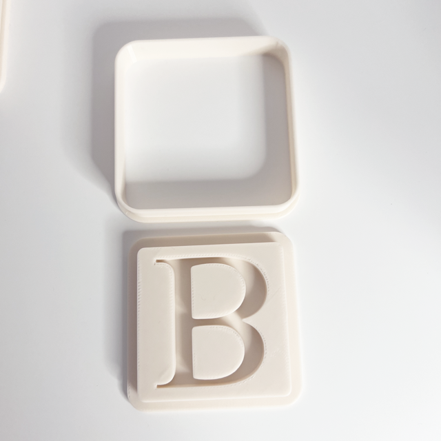 Baby Shower cookie cutter with stamp