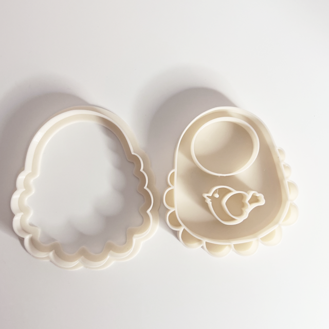 Baby Shower cookie cutter with stamp