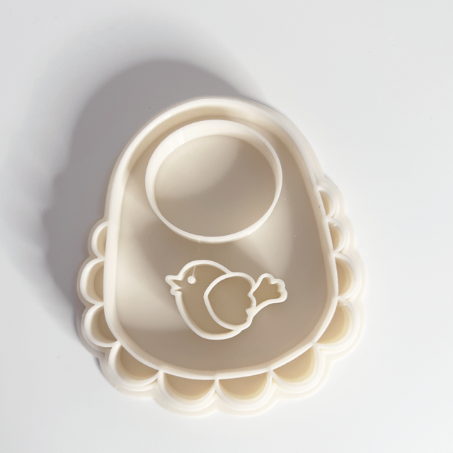 Baby Shower cookie cutter with stamp