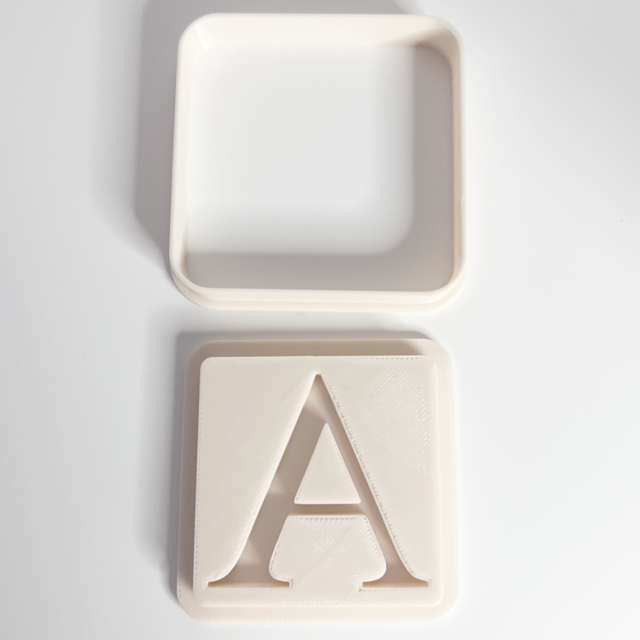 Baby Shower cookie cutter with stamp