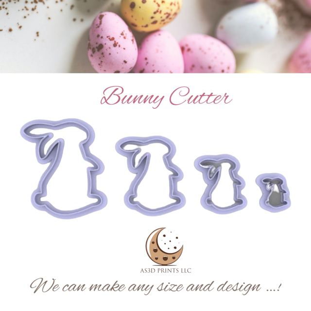 Bunny cookie cutter