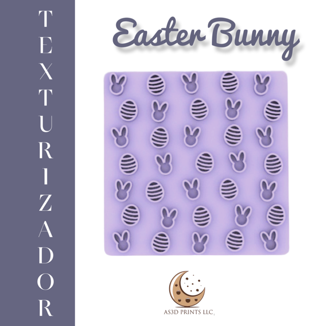 Fondant Stamp Impression Bunny and Egg