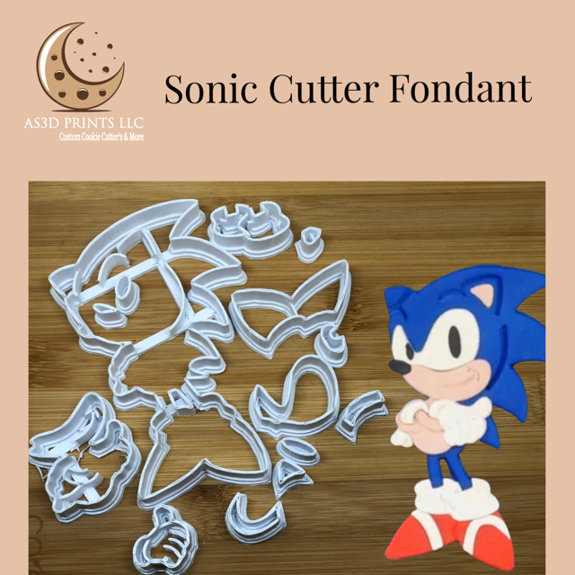 Sonic cutter fondant