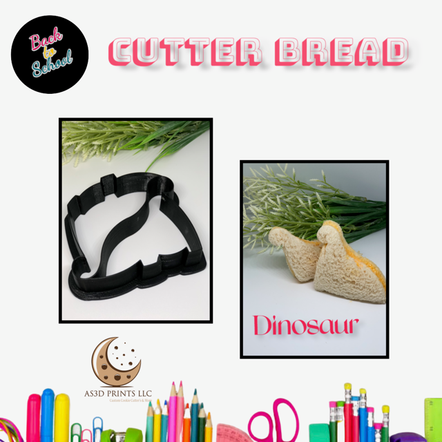 Dinosaur cutter bread