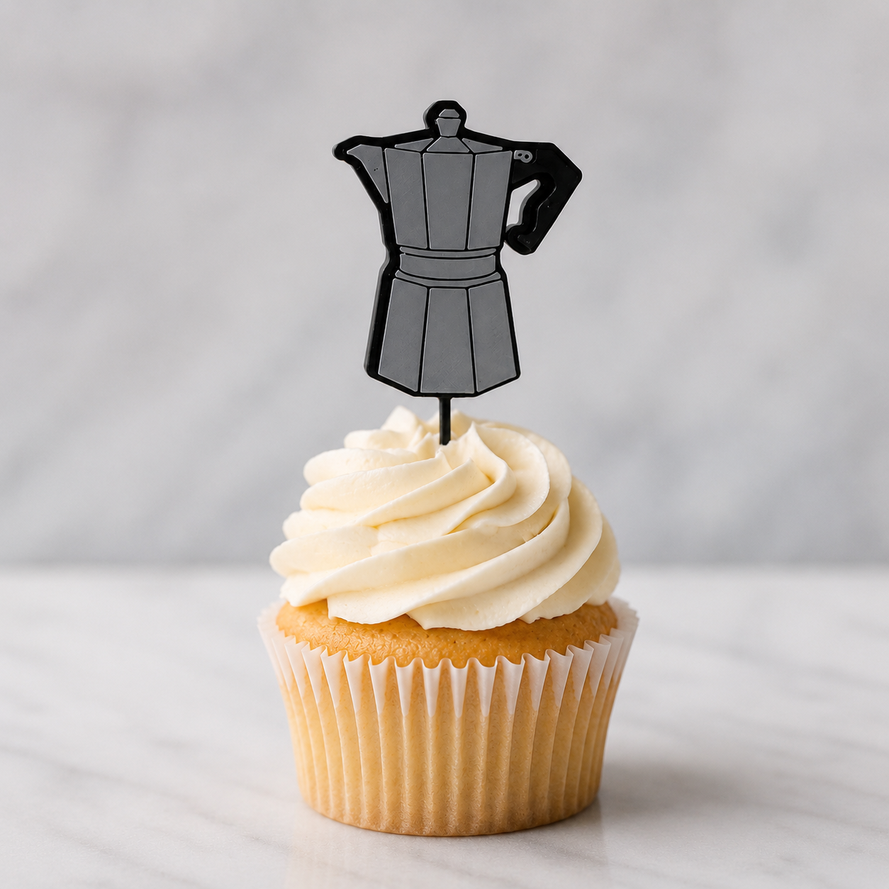 Moka Pot Cupcake topper