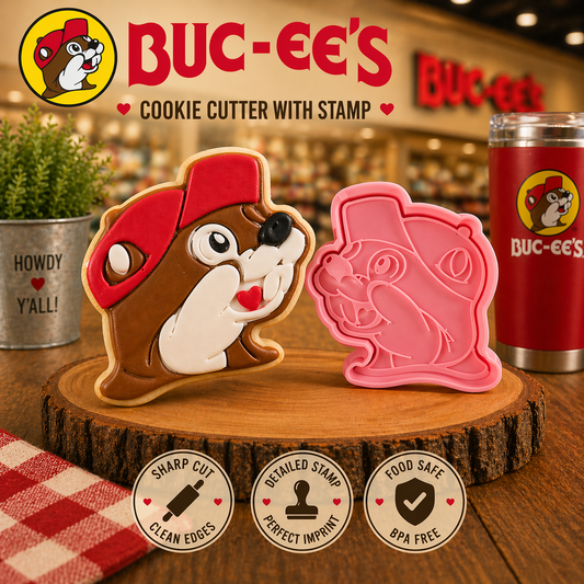 BUC-EES cookie cutter with stamp