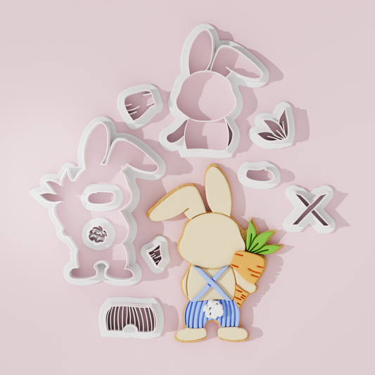Easter Bunny cutter fondant