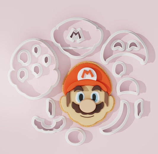 Super Mario cutter fondant