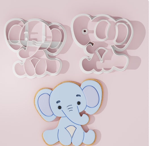 Elephant cutter fondant