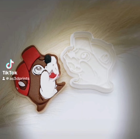 BUC-EES cookie cutter with stamp