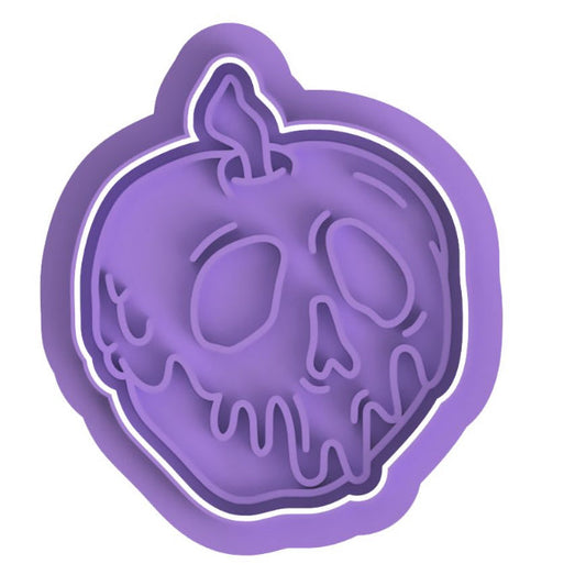 Poisoned Apple - Snow white cookie cutter with stamp