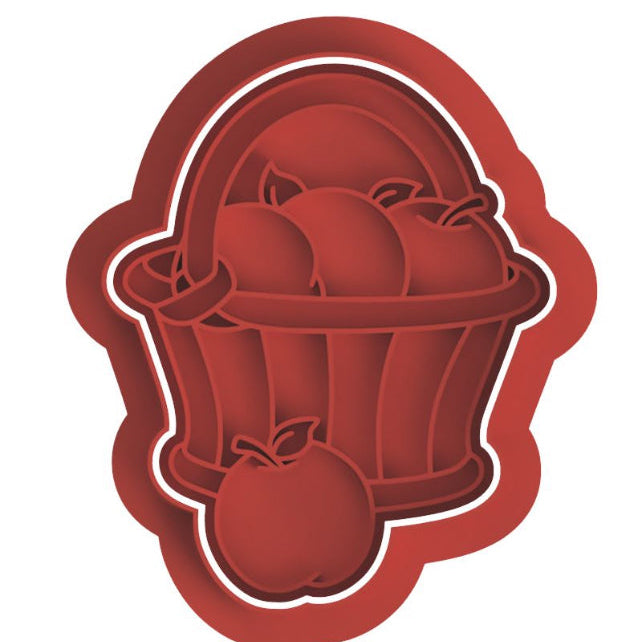 Basket Apple - Snow white cookie cutter with stamp