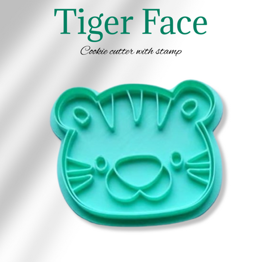 Tiger Face cookie cutter