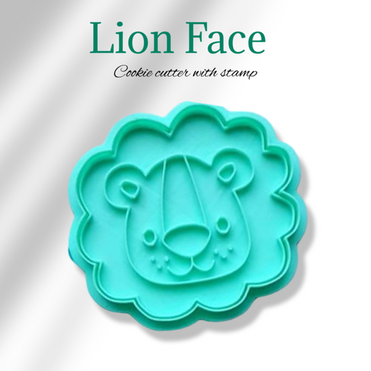 Lion Face cookie cutter