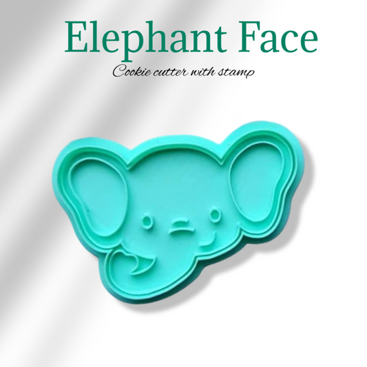 Elephant Face cookie cutter