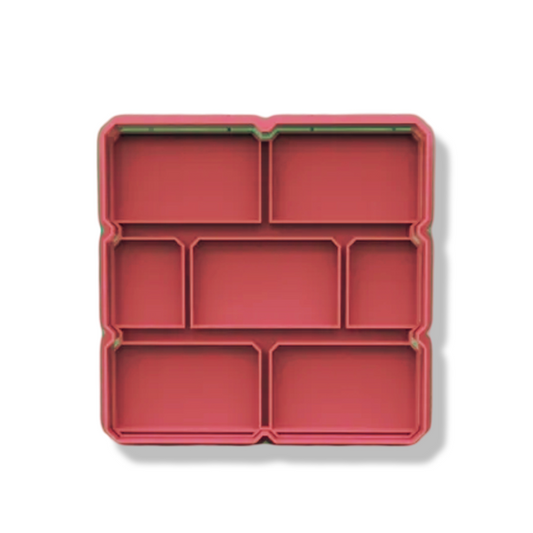 Brick Wall Super Mario cookie cutter with stamp