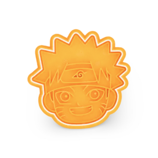 Naruto cookie cutter with stamp