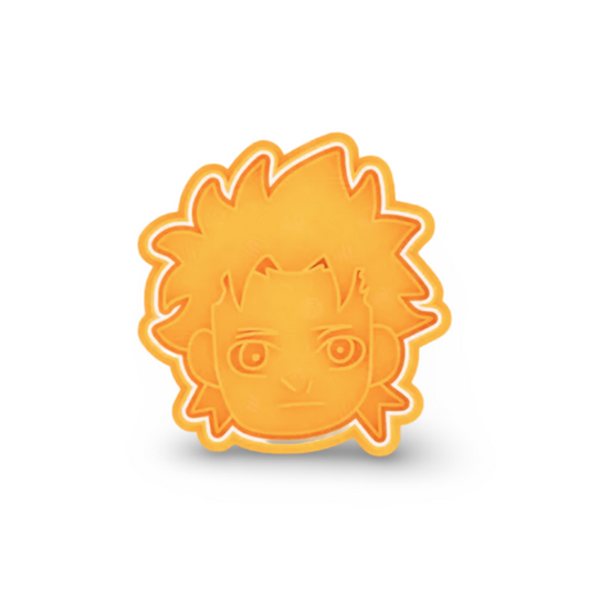 Naruto cookie cutter with stamp